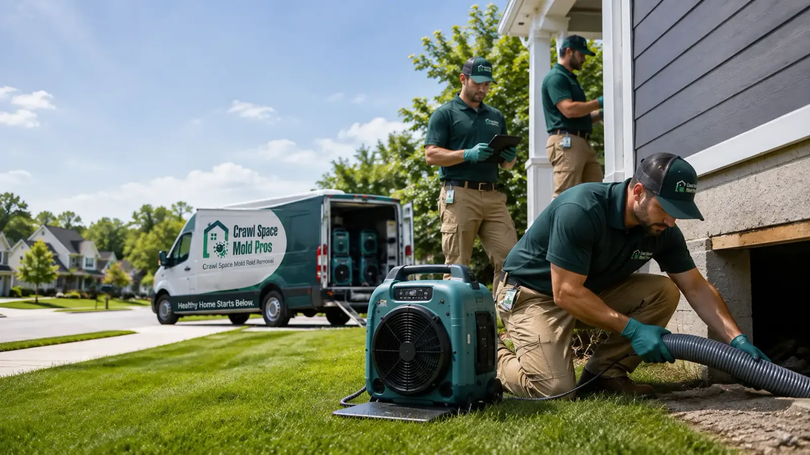 Crawl Space Mold Removal in National Park, NJ